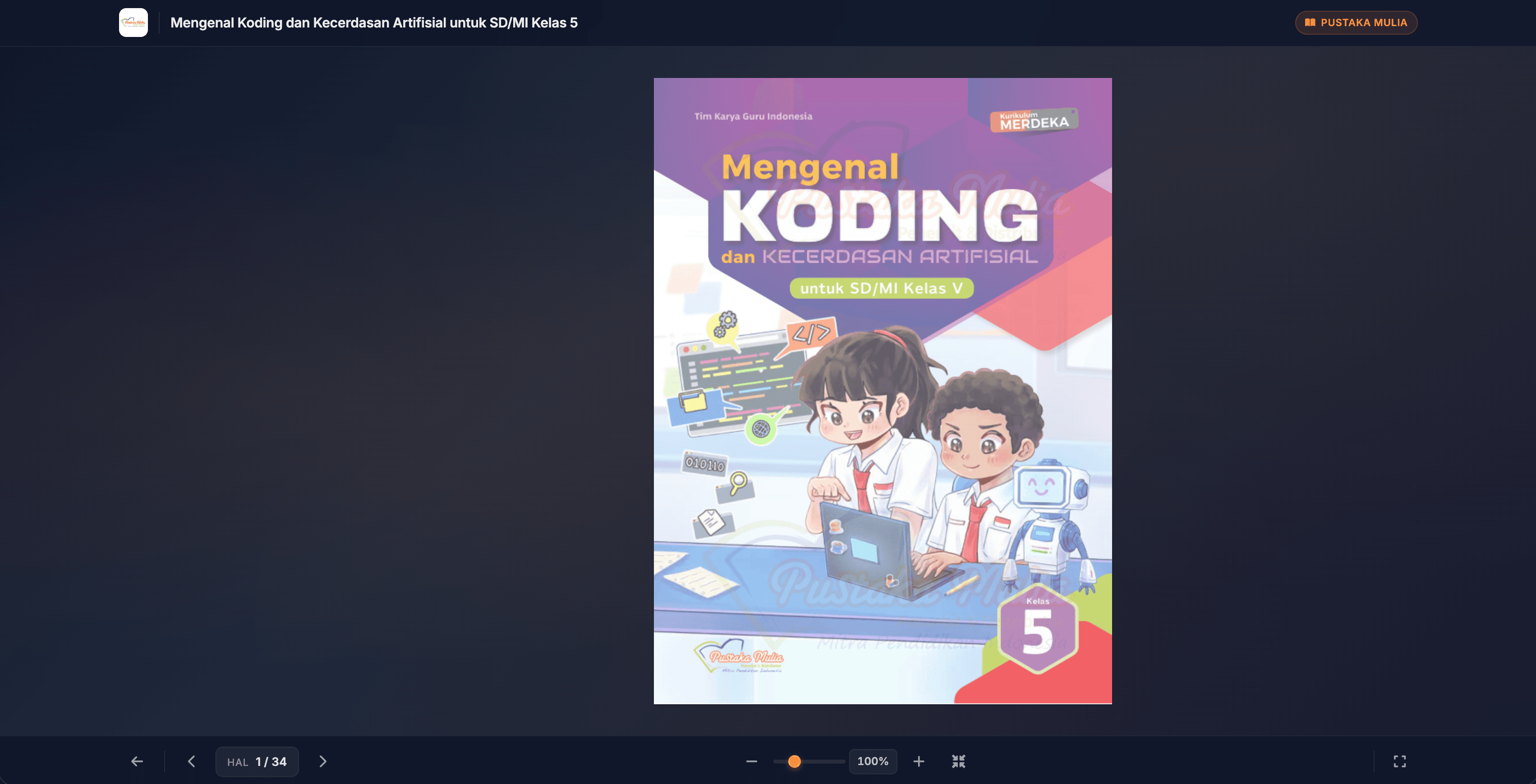 Flipbook Pustaka Mulia — project screenshot