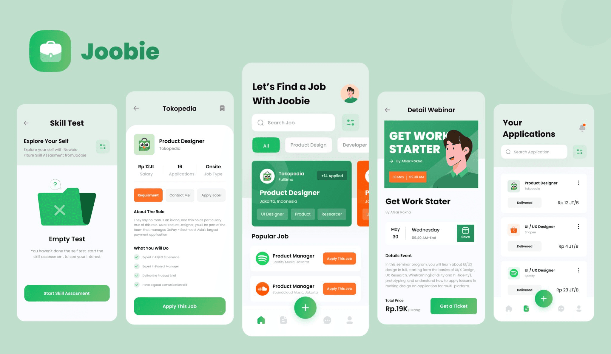 Joobie — project screenshot